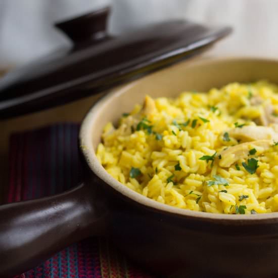 Chicken and Saffron Rice