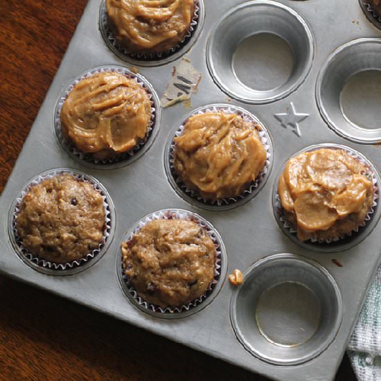 Skinny Peanut Butter-Banana Muffins