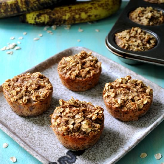 Banana Oatmeal Muffins