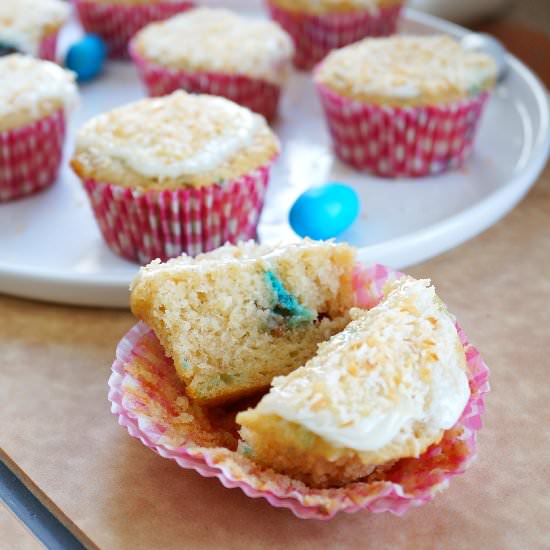 Whopper Cupcakes + White Chocolate
