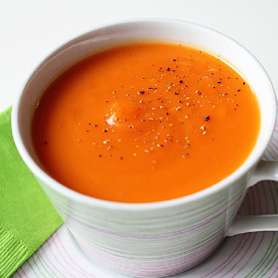 Sweet Potato Soup for Spring