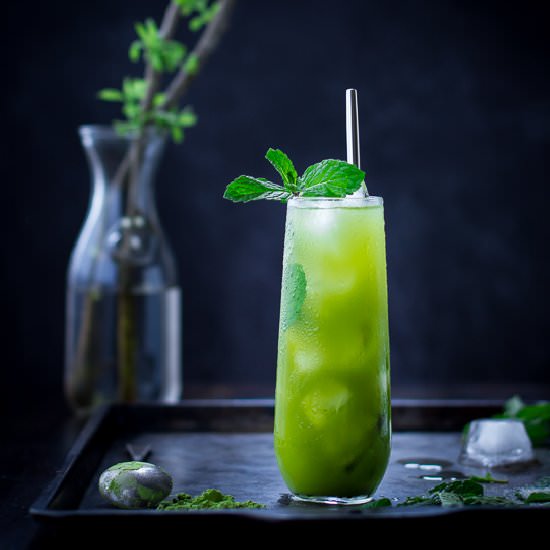 Matcha Mint Juleps