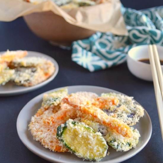 Baked Vegetable Coconut Tempura