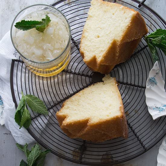 Mint Julep Bundt Cake