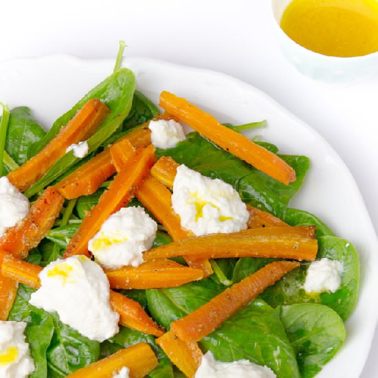 Roasted Carrot Salad with Orange