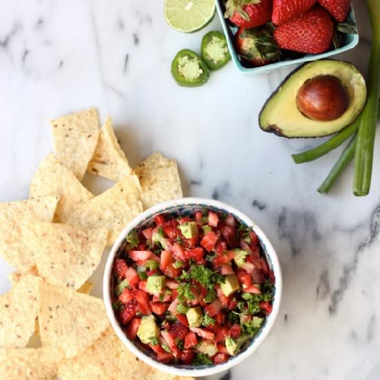 Strawberry Avocado Jalapeno Salsa