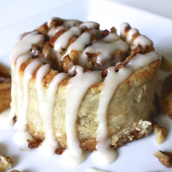 Apple Walnut Cinnamon Rolls