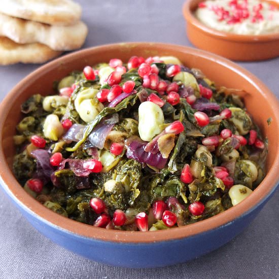 Lebanese Mezze Spinach Dish