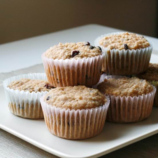 Vegan Almond Quinoa Muffins