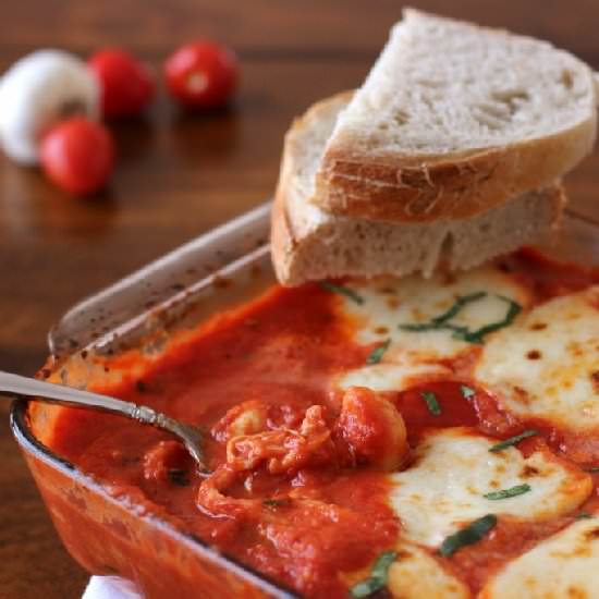 Tomato Basil Baked Gnocchi