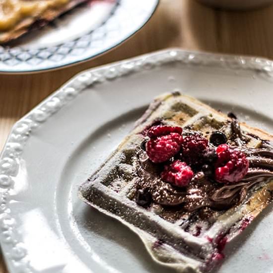 Easy Berry Waffles
