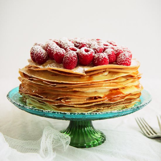 Caramel Crepe Cake