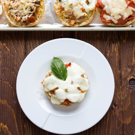 Mini Pizzas on English Muffins