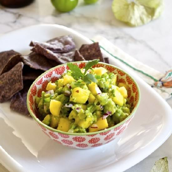 Mango Tomatillo Guacamole