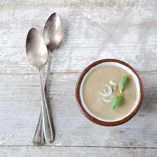Cream of Shiitake Mushroom Soup