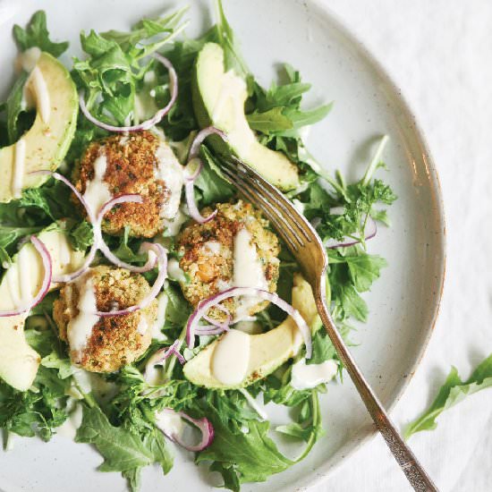10 Minute Falafel Cakes
