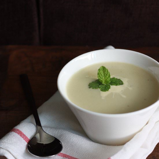 Leek and potato soup
