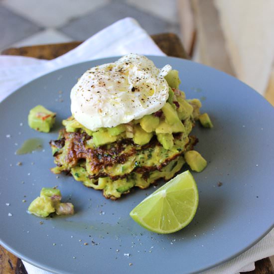 Zucchini, Mint and Chilli Fritters