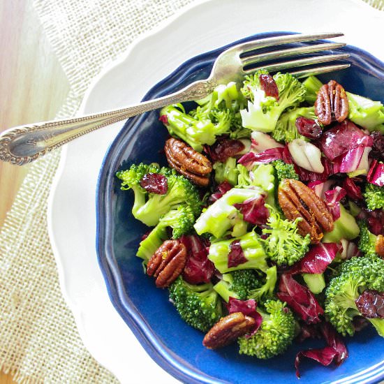 Orange Zested Broccoli Salad