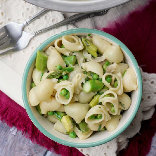 Pea, asparagus, and spring herb