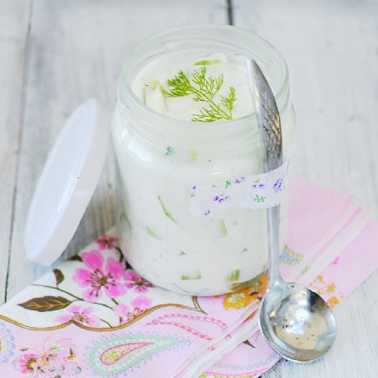 Homemade tzatziki