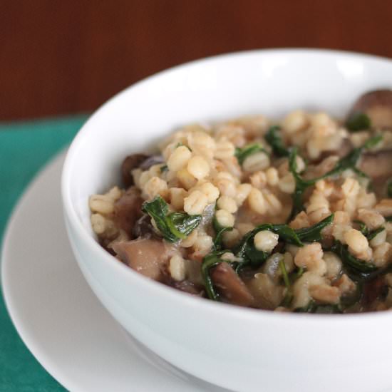 Barley risotto