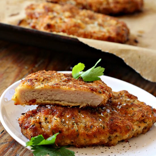 Parmesan Herb Pork Chops