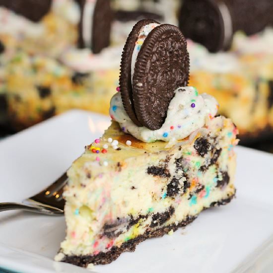Birthday Oreo Cheesecake