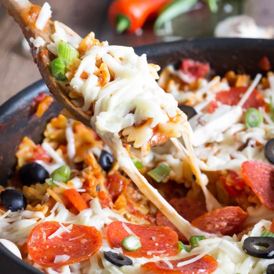 One Pot Pizza Pasta