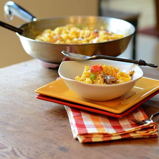 Three Cheese Mexican Pasta