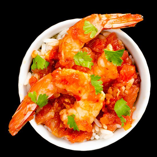 Shrimp in Chipotle Sauce