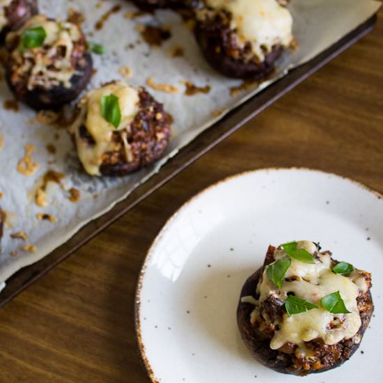 Vegan Stuffed Mushrooms