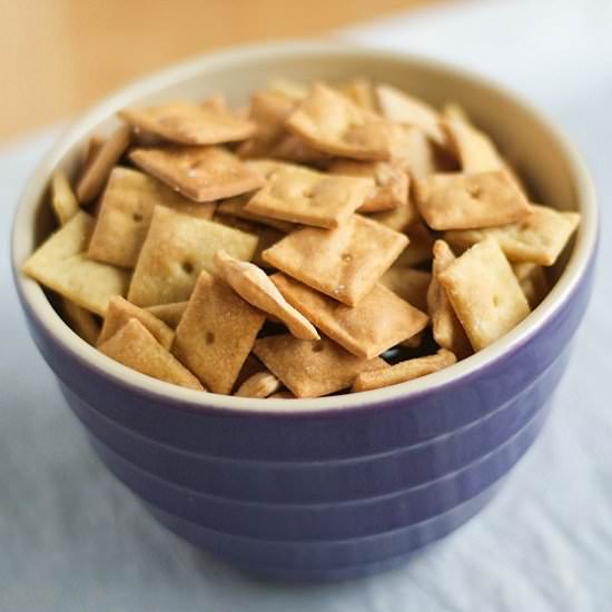 Nooch-Its! (Vegan and GF Cheez-Its)