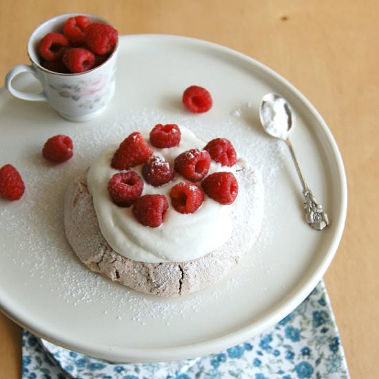 Chocolate Pavlovas