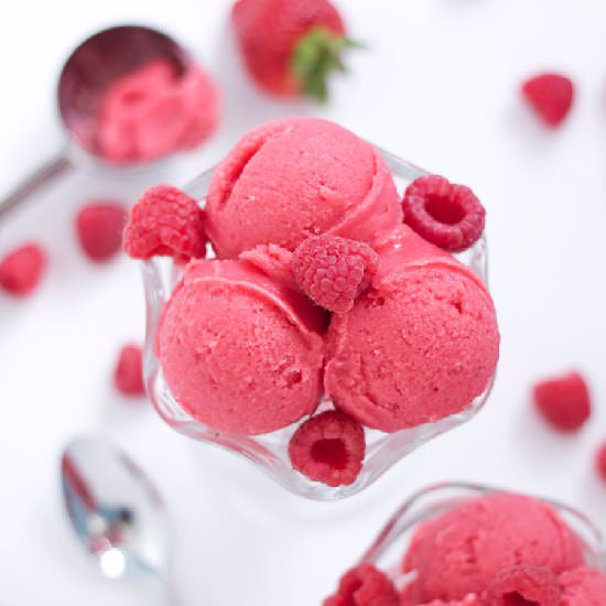 Berry Sherbet (Dairy Free & Vegan)