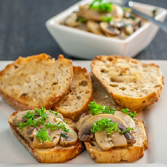 Mushrooms in Sherry Sauce