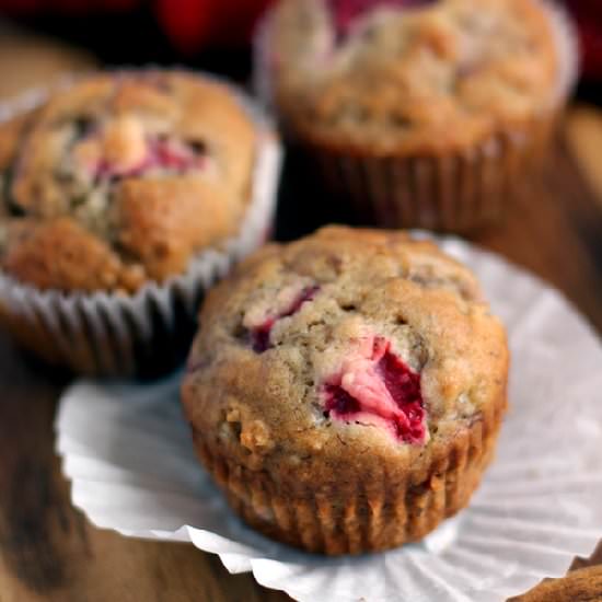 Strawberry Banana Muffins