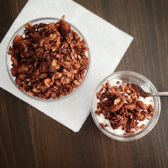 Chocolate Coconut Granola
