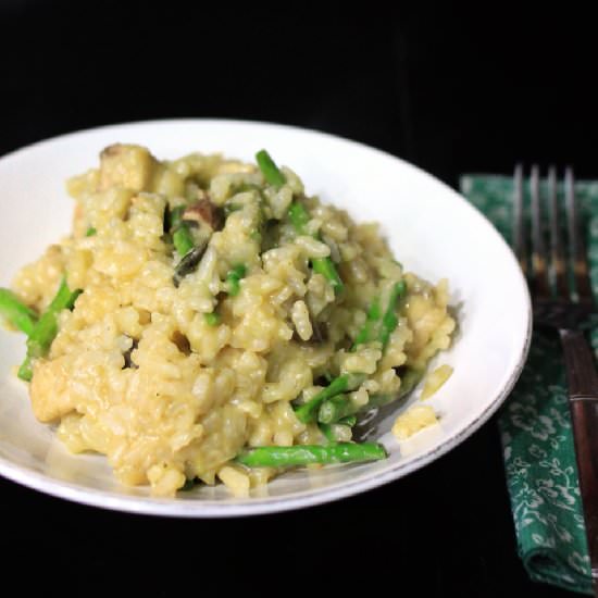 Risotto with Roasted Asparagus