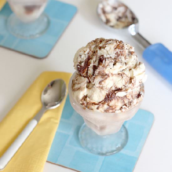 Butter Pecan Fudge Ripple Ice Cream