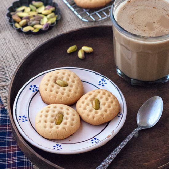 Tahini Cookies with Pistachios