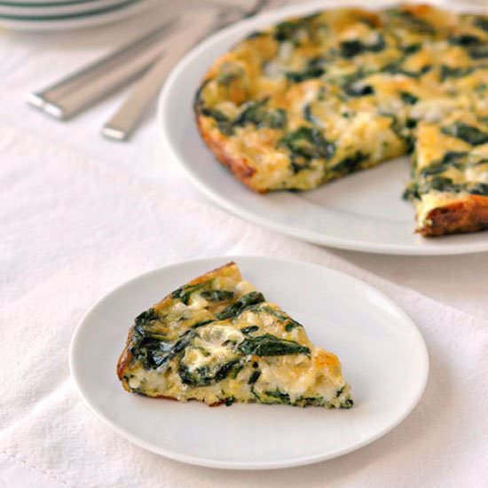 Spinach and Havarti Egg Bake
