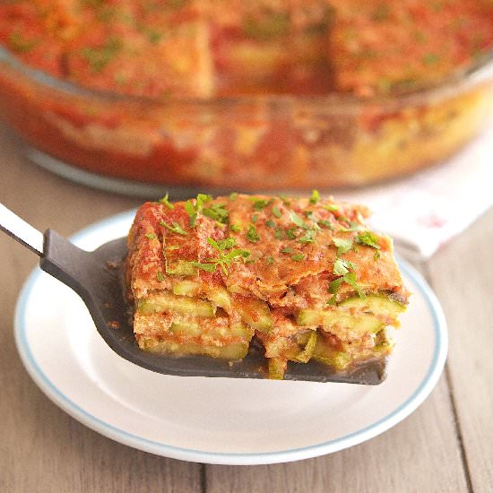 High-Protein Zucchini Parmesan