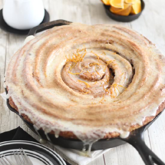 Skillet Cinnamon Roll