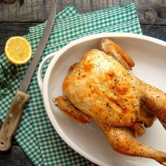 Easy Herb Roasted Chicken