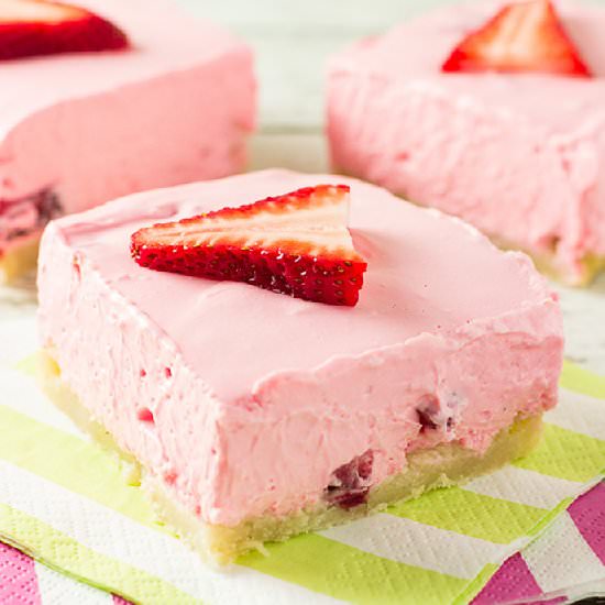 Strawberry Cheesecake Bars