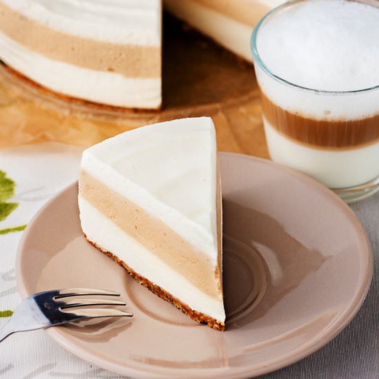 No Bake Latte Macchiato Cheesecake