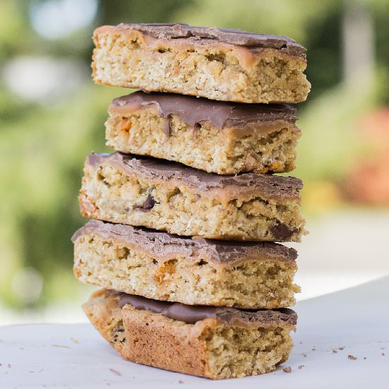 Oatmeal Caramel Chocolate Bar