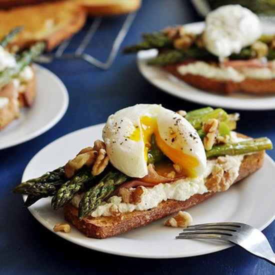 Roasted Asparagus Sandwiches