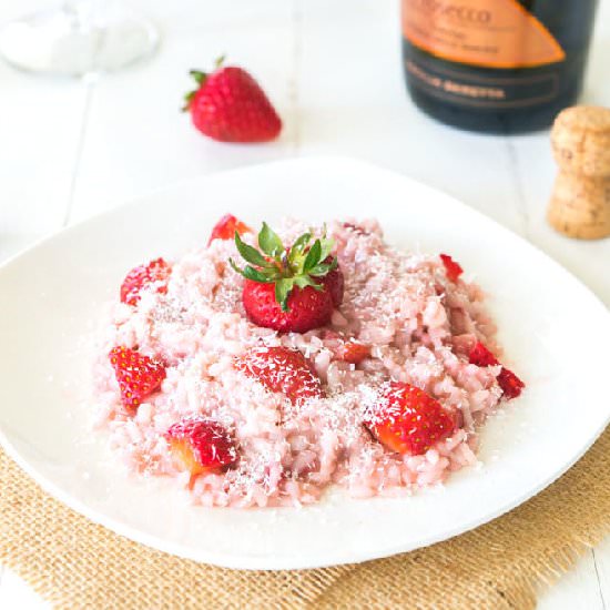 Strawberry Coconut Rice Pudding